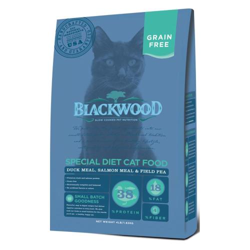 【Blackwood】柏萊富 特調無穀全齡貓配方(鴨肉+鮭魚+碗豆) 6公斤 X 1包