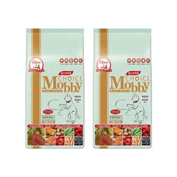 Mobby莫比 愛貓無榖配方 貓飼料 鹿肉+鮭魚 1.5kg*2包