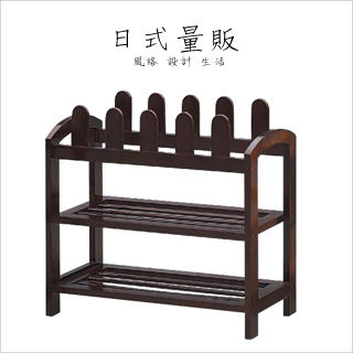 【日式量販】樂活簡約收納1.8尺二層鞋架