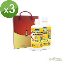 草本之家-年節送禮真固立葡萄糖胺液1000mlX2瓶(禮盒組3組)