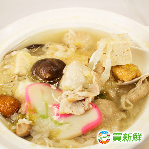 【買新鮮】酸菜白肉鍋3份組(1.1kg份(固形物380g±10%)  
