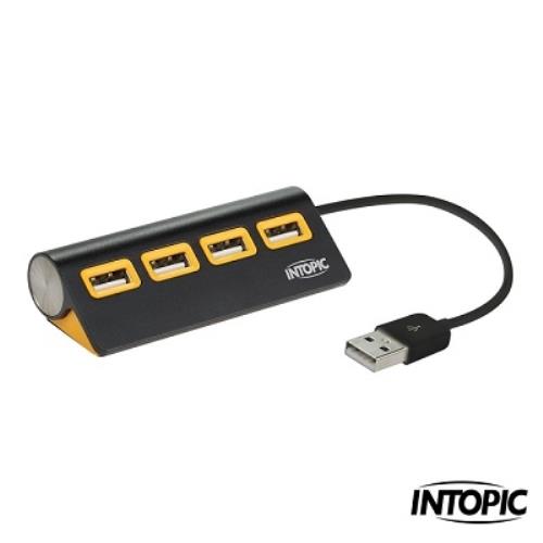 INTOPIC 廣鼎-USB 2.0 4埠全方位鋁合金集線器 HB-23