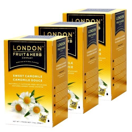 【London Fruit Herb】英國芙賀茶x3件組-蜜香甘菊(1.5gx20入/盒)  
