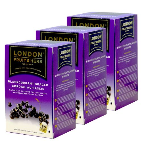 【London Fruit Herb】英國芙賀茶x3件組-黑醋栗莓果(2gx20入/盒)  