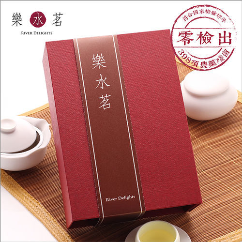 《樂水茗》自然農耕 台灣茶 高原春秋禮盒 (150+50g) 