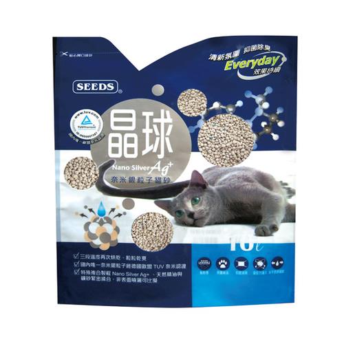 SEEDS  惜時 奈米銀粒子 晶球貓砂 茉莉/檸檬組合 X 3包