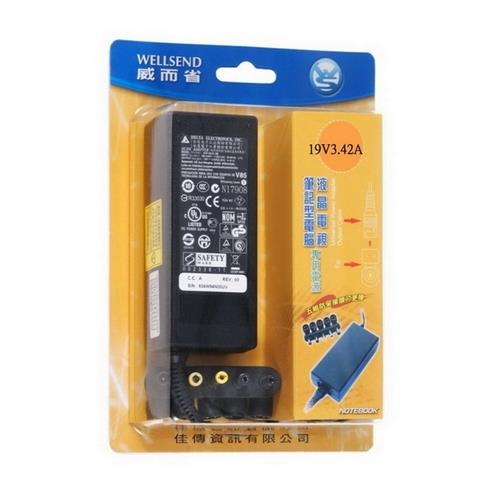 WS 威而省 筆電/LCD 交換式電源變壓器(19V3.42A)