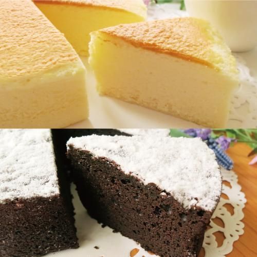 【CAKeees糕點家】雪飄布朗尼(5吋)+雲朵輕乳酪蛋糕(5吋)  