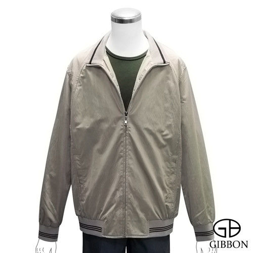 GIBBON 率性雙線強化防風外套‧卡其色M~3L