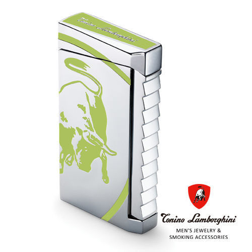 義大利 藍寶堅尼精品 - ILTORO LIGHTER 打火機(綠色) ★ Tonino Lamborghini 原廠進口 ★