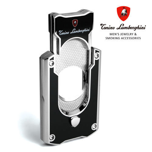 義大利 藍寶堅尼精品 - LES MANS CIGAR CUTTER 雪茄剪(黑色) ★ Tonino Lamborghini 原廠進口 ★