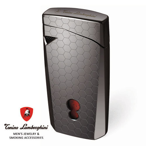 義大利 藍寶堅尼精品 - MAGIONE LIGHTER 打火機(蜂窩鐳雕) ★ Tonino Lamborghini 原廠進口 ★