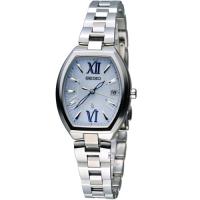 SEIKO 精工 LUKIA 酒桶型太陽能電波腕錶(1B22-0BY0 )
