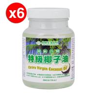 【長庚生技】頂級冷壓特級椰子油6罐 (454g/罐)