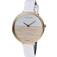 ck Calvin Klein K7A rise 晨曦系列 時尚腕錶 K7A236LH 白