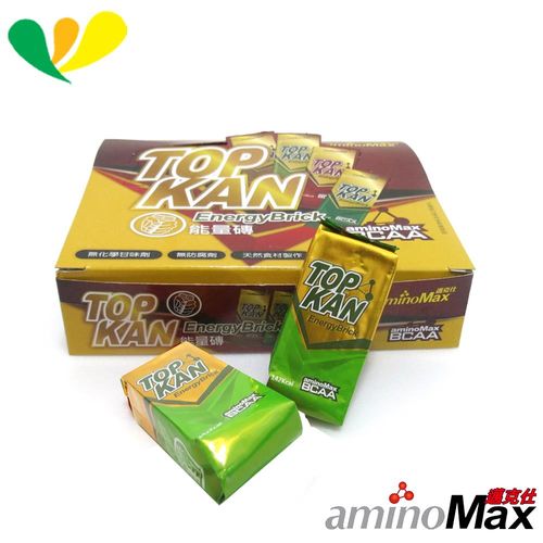 aminoMax 邁克仕 TOP KAN能量磚 運動最佳補給品 (抹茶)(20個) A083