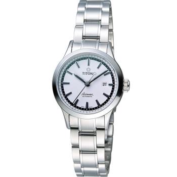 TITONI Airmaster 空霸 Day-Date 機械腕錶 23733S-559 銀