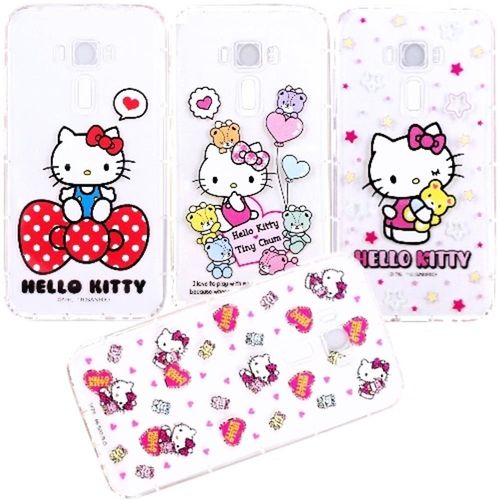 【Hello Kitty】ASUS ZenFone 3 (5.5吋) ZE552KL 彩繪空壓手機殼