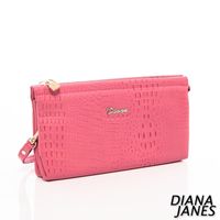 Diana Janes 牛皮鱷魚壓紋時尚手抓包
