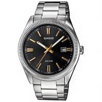 【CASIO】時尚新貴石英男錶-銀X羅馬黑面 (MTP-1302D-1A2)