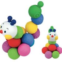 〔 香港 Ks Kids 〕益智玩具系列 - 彩色安全積木︰可愛毛毛蟲 SB002-81