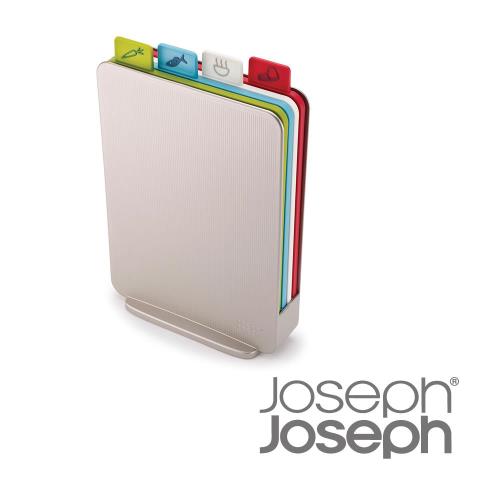 《Joseph Joseph英國創意餐廚》檔案夾直立式砧板組(銀)