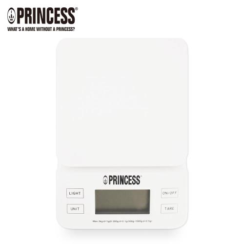 PRINCESS荷蘭公主三段式觸控電子料理秤(白)TPRES31W
