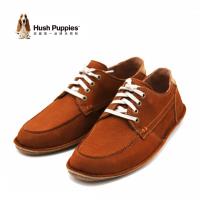 Hush Puppies ARVID ROLL FLEX系列 舒適綁帶休閒鞋 男鞋-棕(另有灰)