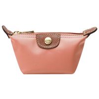 LONGCHAMP 經典Le Pliage系列迷你水餃零錢收納包(玫瑰色)