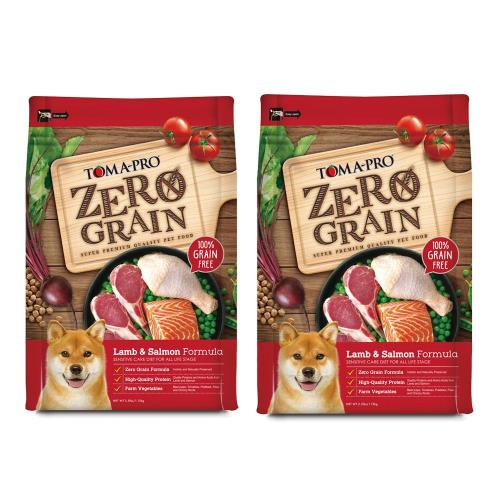 優格 零穀全齡犬羊肉鮭魚狗飼料乾糧 5.5磅 X 2包