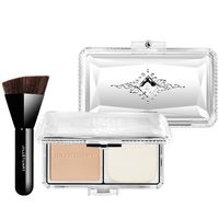 JILL STUART 吉麗絲朵 雪紡晶透無瑕粉餅(粉心)SPF25/PA++(10g)+粉盒(C)(無盒版)+晶透拋光底妝刷