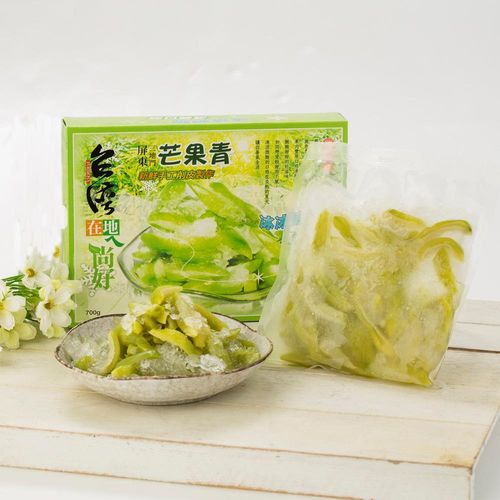 【台灣在地ㄟ尚好】屏東三地門芒果青精緻盒*2盒(700g/2包/盒固形物260g)