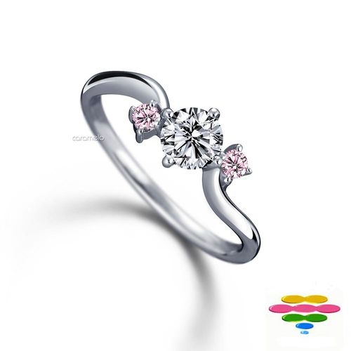 彩糖鑽工坊 幸褔新娘系列 19-21分鑽石戒指 (RD182)