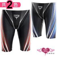 天使霓裳 泳褲 夏X潮流 流線螢光 平口四角泳褲(共兩色M~XL) SX9691
