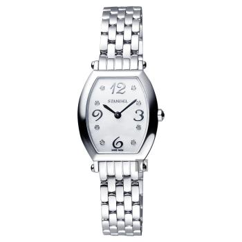 Standel 詩丹麗 優雅系列石英女錶 珍珠貝x銀 24mm 6S1604-111S-WM