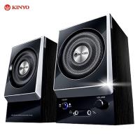 KINYO『剛毅』二件式耳麥全木質防磁擴大音箱(KY-1007)