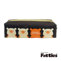 任-【Mini Beanie】Fatties方型筆袋-小豬(咖啡色)