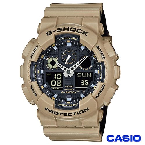 CASIO卡西歐 G-SHOCK超人氣大錶徑雙層撞色設計腕錶 GA-100L-8A
