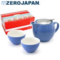 ZERO JAPAN 典藏陶瓷一壺兩杯超值禮盒組 藍苺