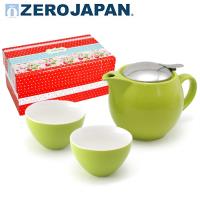 ZERO JAPAN 典藏陶瓷一壺兩杯超值禮盒組 青草綠