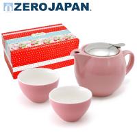 ZERO JAPAN 典藏陶瓷一壺兩杯超值禮盒組 玫瑰粉