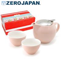 ZERO JAPAN 典藏陶瓷一壺兩杯超值禮盒組 桃粉紅