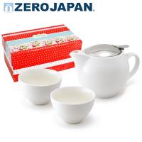 ZERO JAPAN 典藏陶瓷一壺兩杯超值禮盒組 白色