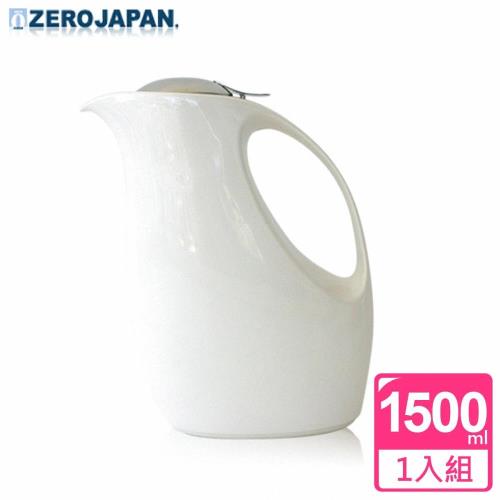 ZERO JAPAN 企鵝冷熱陶瓷壺1500cc 白色