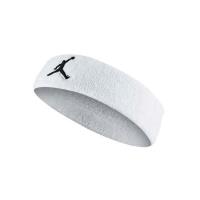 【NIKE】JORDAN JUMPMAN 單色頭帶-飛人喬登 籃球 NBA 一條入 白黑