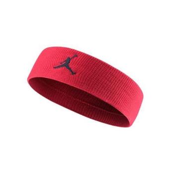 【NIKE】JORDAN JUMPMAN 單色頭帶-飛人喬登 籃球 NBA 一條入 紅黑