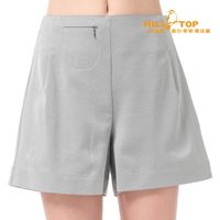 【hilltop山頂鳥】女款抗UV超潑水褲裙S09F62淺灰