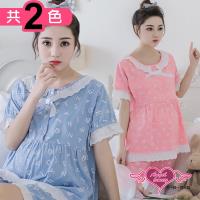 天使霓裳 居家睡衣 字母秘密 短袖月子哺乳孕婦裝(共兩色F) UC252