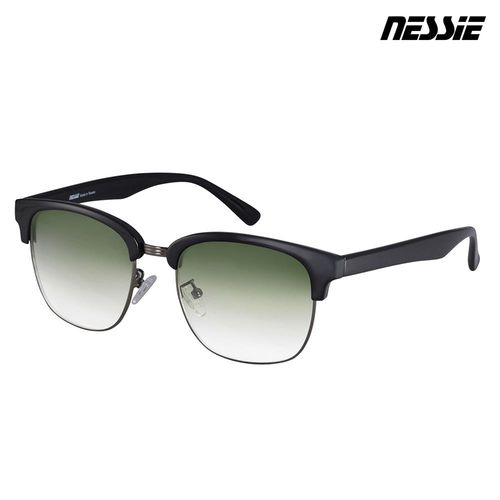 【Nessie尼斯眼鏡】偏光太陽眼鏡-經典眉框-亮黑