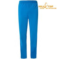 【hilltop山頂鳥】男款抗UV吸濕排汗彈性長褲S07MA9深水藍
